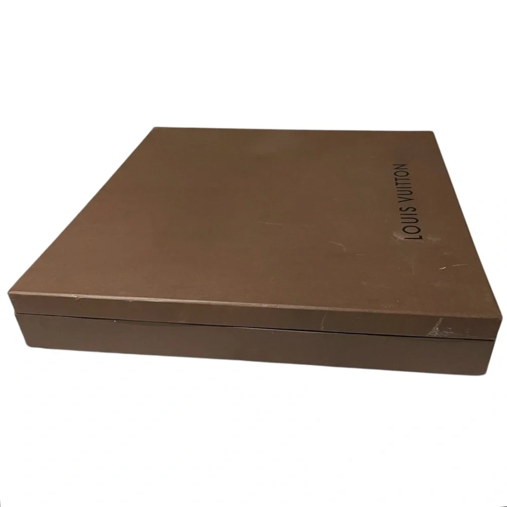LOUIS VUITTON Large Thin Square Brown Box